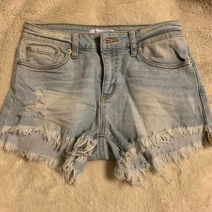 Just USA | Light Wash Denim Shorts